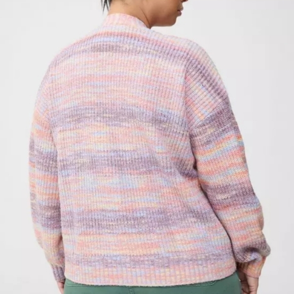 Torrid Drop Shoulder Cardigan Spacedye Plus Size 3 - Picture 10 of 10